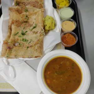 Rava Chilly Cheese Dosa